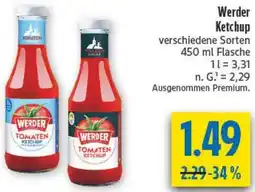 diska Werder Ketchup Angebot