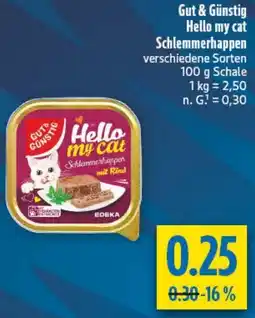 diska Gut & Günstig Hello my cat Schlemmerhappen Angebot