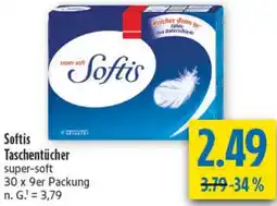 diska Softis Taschentücher Angebot