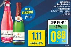 diska Rotkäppchen Sekt, Fruchtsecco oder Alkoholfrei Angebot