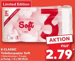 Kaufland K-CLASSIC Toilettenpapier Soft Angebot