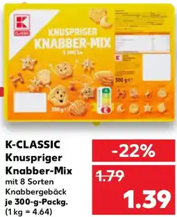 Kaufland K-CLASSIC Knuspriger Knabber-Mix Angebot
