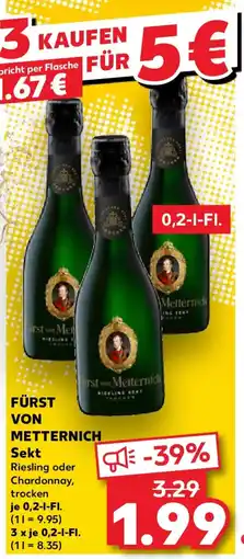 Kaufland FÜRST VON METTERNICH Sekt Angebot