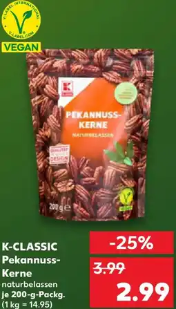 Kaufland K-CLASSIC Pekannuss Kerne Angebot