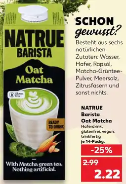 Kaufland NATRUE Barista Oat Matcha Angebot
