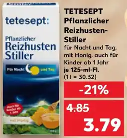 Kaufland TETESEPT Pflanzlicher Reizhusten Stiller Angebot