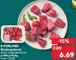 Kaufland K-PURLAND Rindergulasch Angebot