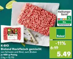 Kaufland K-BIO Bioland Hackfleisch gemischt Angebot