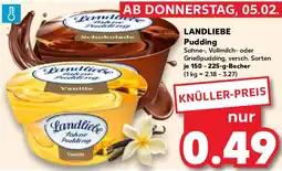 Kaufland LANDLIEBE Pudding Angebot