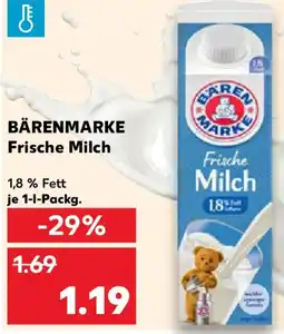 Kaufland BÄRENMARKE Frische Milch Angebot