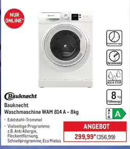 METRO Bauknecht Waschmaschine WAM 814 A - 8kg Angebot