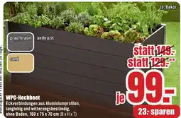 B1 Discount Baumarkt WPC-Hochbeet Angebot