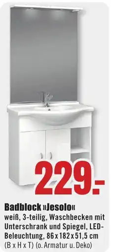 B1 Discount Baumarkt Badblock »Jesolo<< Angebot