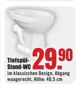 B1 Discount Baumarkt Tiefspül- Stand-WC Angebot