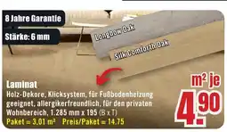 B1 Discount Baumarkt Laminat Angebot