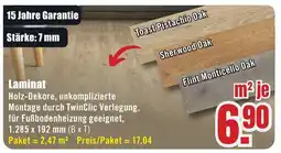 B1 Discount Baumarkt Laminat Angebot