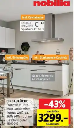 SCONTO Nobilia einbauküche Angebot