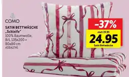 SCONTO Como satin bettwäsche schleife Angebot