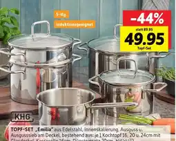 SCONTO Khg topf-set emilia Angebot