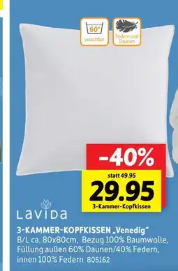 SCONTO Lavida 3-kammer-kopfkissen venedig Angebot
