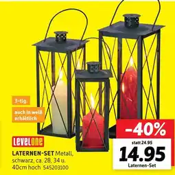 SCONTO Levelone laternen-set Angebot