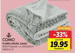 SCONTO Como flanelledecke emilia Angebot