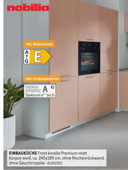 SCONTO Nobilia einbauküche Angebot