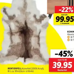 SCONTO Rentierfell Angebot