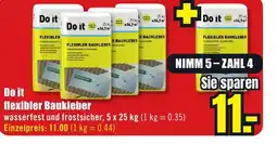 B1 Discount Baumarkt Do it flexibler Baukleber Angebot