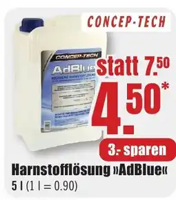 B1 Discount Baumarkt CONCEP-TECH Harnstofflösung >>AdBlue<< Angebot