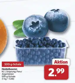 Famila Nord West Heidelbeeren Angebot