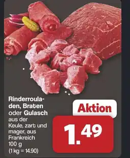 Famila Nord West Rinderroula- den, Braten oder Gulasch Angebot