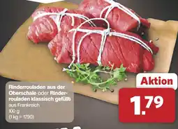 Famila Nord West Rinderrouladen aus der Oberschale oder Rinder- rouladen klassisch gefüllt Angebot