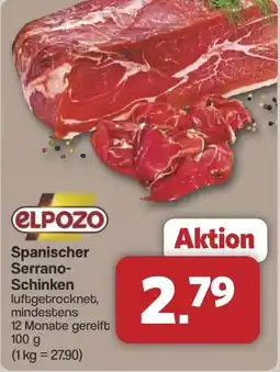 Famila Nord West ElPozo Spanischer Serrano- Schinken Angebot