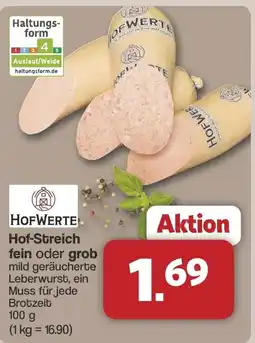 Famila Nord West HOFWERTE Hof-Streich fein oder grob Angebot