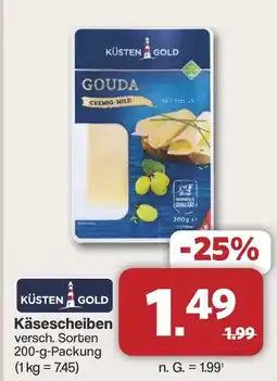 Famila Nord West KÜSTEN GOLD Käsescheiben Angebot