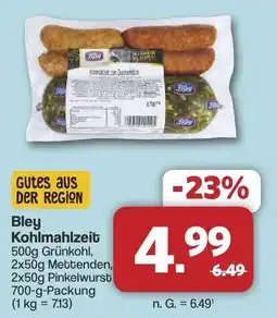 Famila Nord West Bley Kohlmahlzeit Angebot