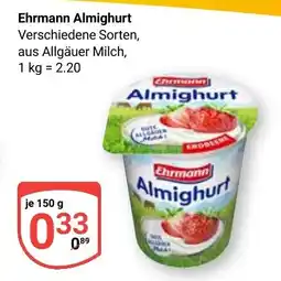 Globus Ehrmann Almighurt Angebot
