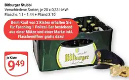 Globus Bitburger Stubbi Angebot