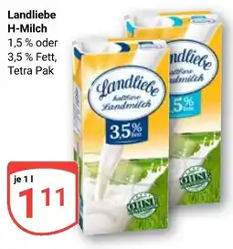 Globus Landliebe H-Milch Angebot