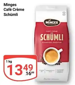Globus Minges Café Crème Schümli Angebot