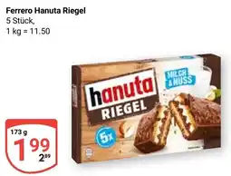 Globus Ferrero Hanuta Riegel Angebot