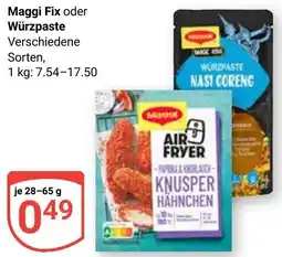 Globus Maggi Fix oder Würzpaste Angebot