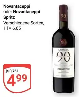 Globus Novantaceppi oder Novantaceppi Spritz Angebot