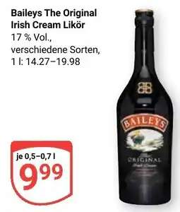 Globus Baileys The Original Irish Cream Likör Angebot
