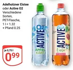 Globus Adelholzner Eistee oder Active 02 Angebot