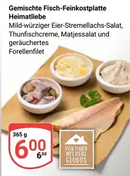 Globus Gemischte Fisch-Feinkostplatte Heimatliebe Angebot
