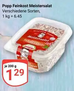 Globus Popp Feinkost Meistersalat Angebot