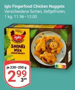 Globus Iglo Fingerfood Chicken Nuggets Angebot