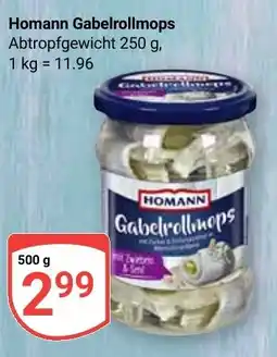 Globus Homann Gabelrollmops Angebot